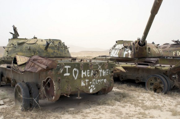 Kabul: Soviet tank graveyard