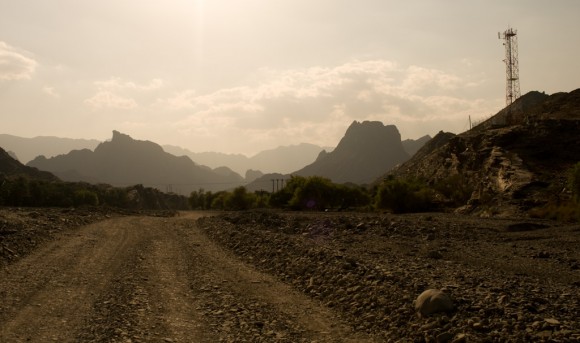 Oman: there's a trail through here somewhere