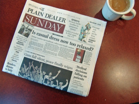 Cleveland: newspaper as a window to a locale's soul