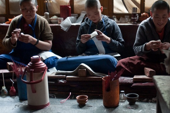 Lhasa: sutras for the prayer wheels